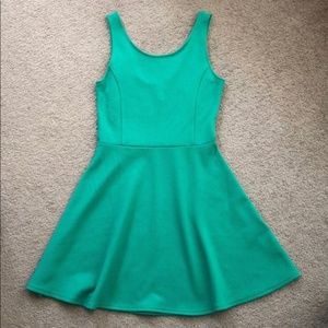 Green H&M Sleeveless Jersey Dress
